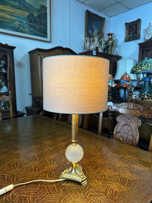 Настільна лампа бронза кришталь світильник 7578