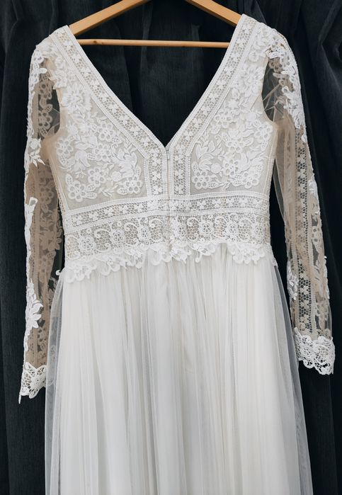 Suknia ślubna 44 46 Boho