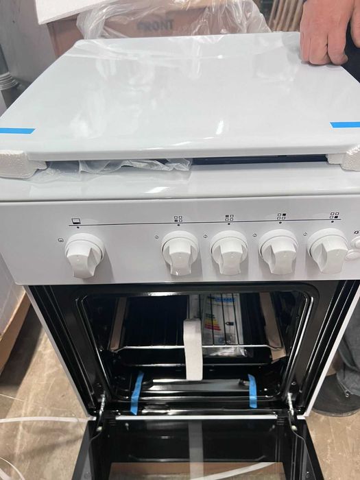 Плита газова G4FM5611W 50см. біла (GRUNHELM)