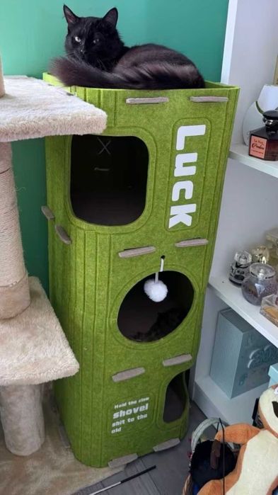 Лежанка когтеточка будинок для котика кота собачки
