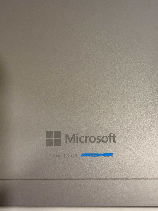 Microsoft Surface Pro 6 (1796) Core i5 128GB 4GB Ram Cinzento