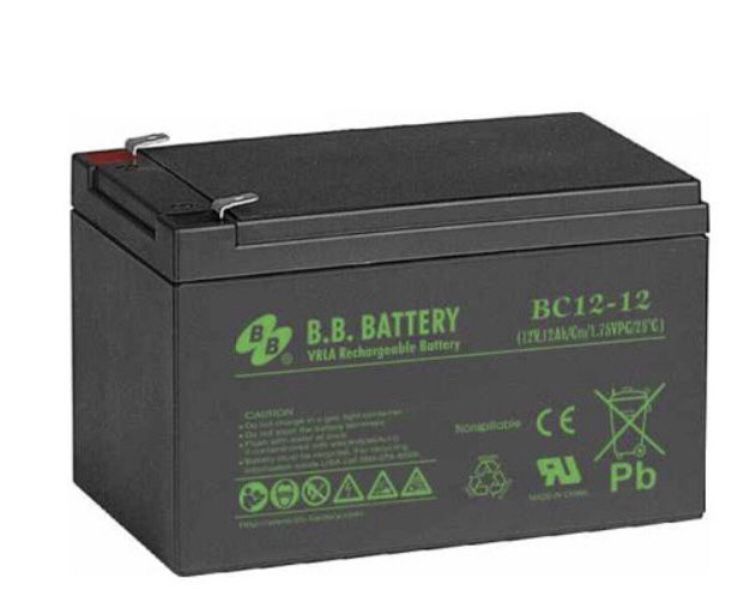 Акомуляторна батарея до електромашинки ВВ ВАТТЕRY BC 12-12/T2
