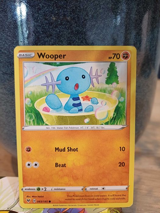 Carta Pokémon Wooper #83