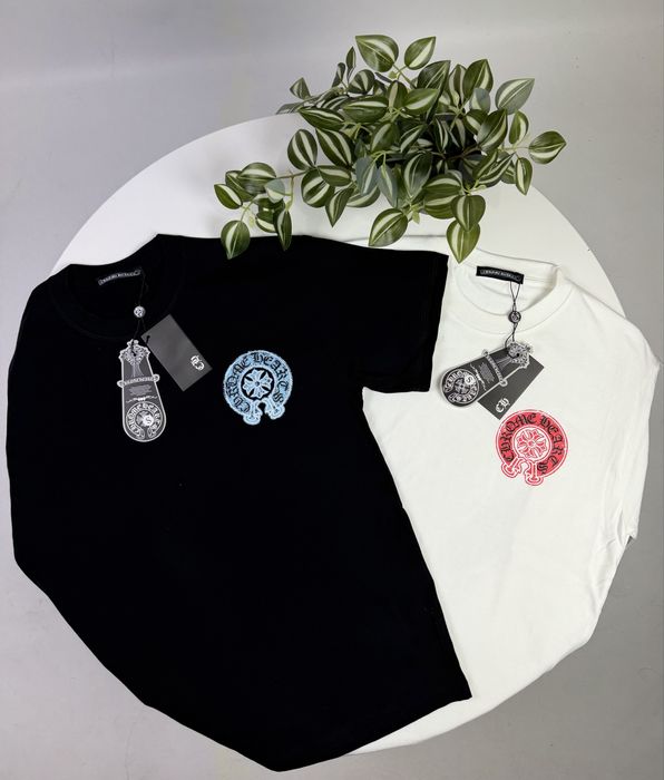 Футболка Chrome Hearts  чорна і біла