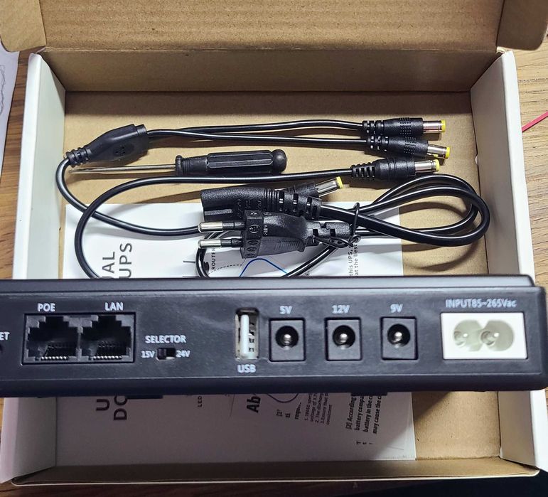 ДБЖ UPS для роутера DC 1018L 18W (без акумуляторів 18650)