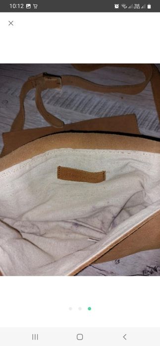 Замшева сумочка Zara