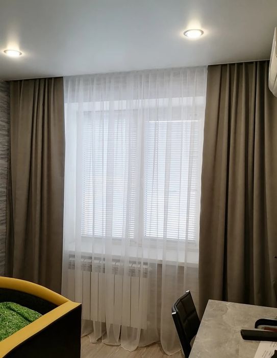 ХІТ!Комплект штор,бархат,блекаут, мікровелюр портьери,