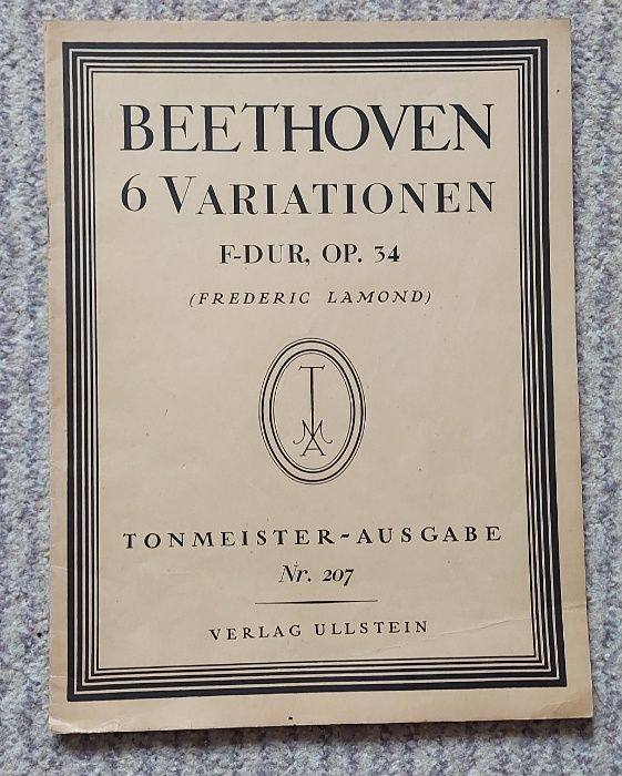 Wiekowe Nuty na Fortepian, Brahms, Beethoven