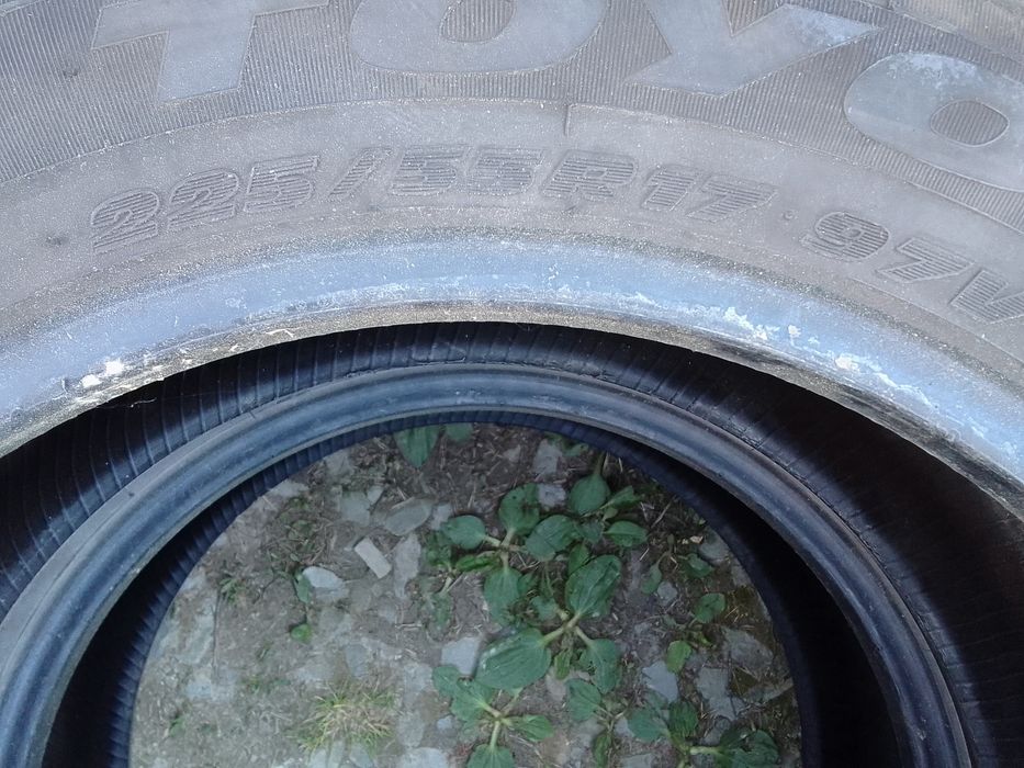 Cena za 2 Opony letnie 225/55r17 TOYO 6.5mm