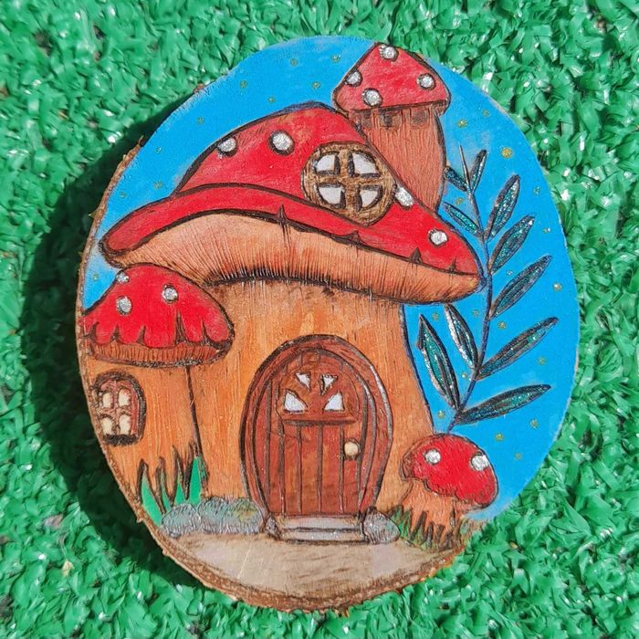 Ímanes Pirografados e Pintados à Mão!