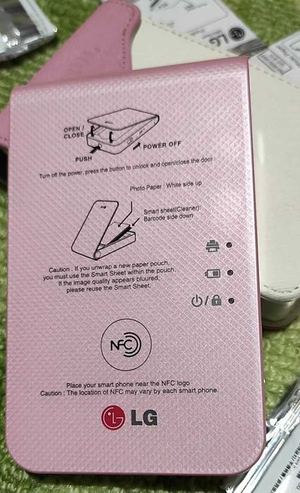 Кишеньковий принтер LG pocket photo + 11 упаковок паперу