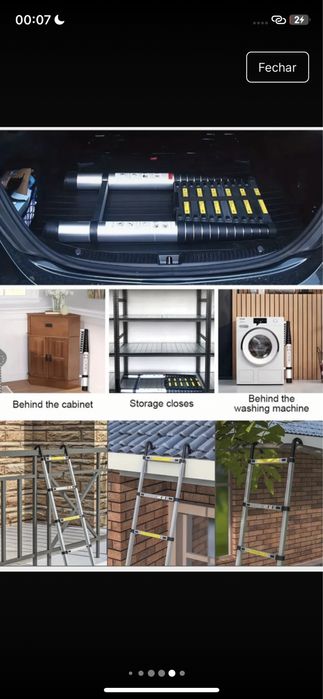 Escada Telescópica 4.3 metros