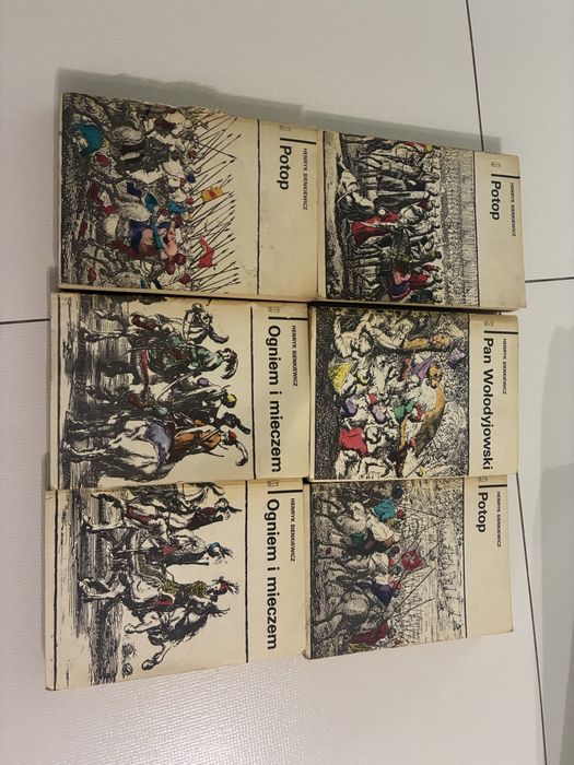 Trylogia Sienkiewicz (Potop, Ogniem i Mieczem, Pan Wołodyjowski) 1980r