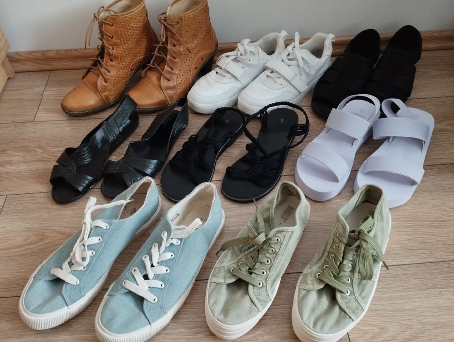 8 par butów rozmiar 39 damskie