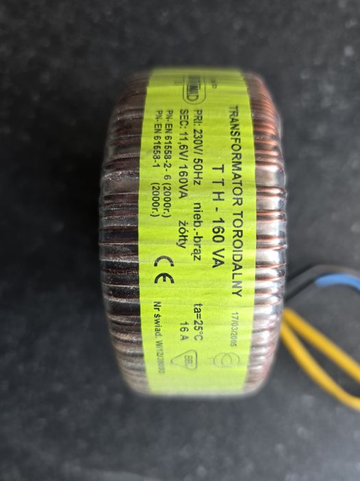 Toroidalny transformator 400VA, 100VA i 160VA - 2szt.