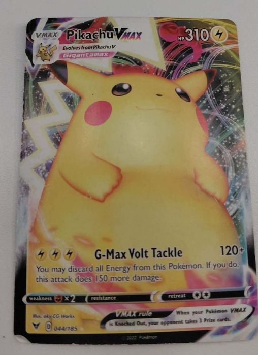 Crystalcommerce Pikachu VMAX - 044/185 - Ultra rzadka karta kolekcjone