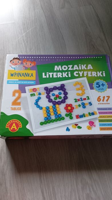 Wpinanka cyferki literki