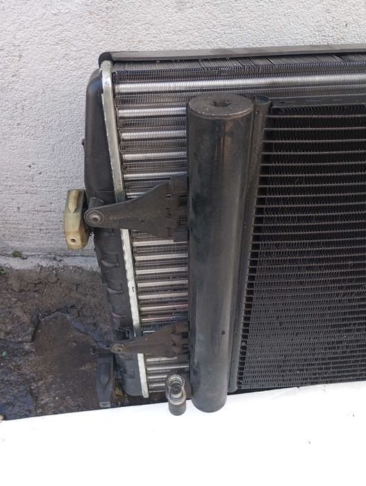 Radiadores Água + AC (Condensador) Skoda Fabia 1.4 16V Original