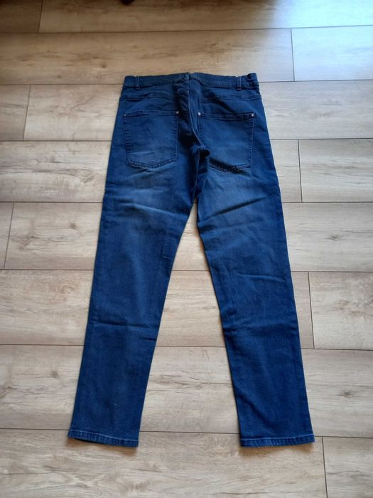 Spodnie męskie jeans kant eleganckie L