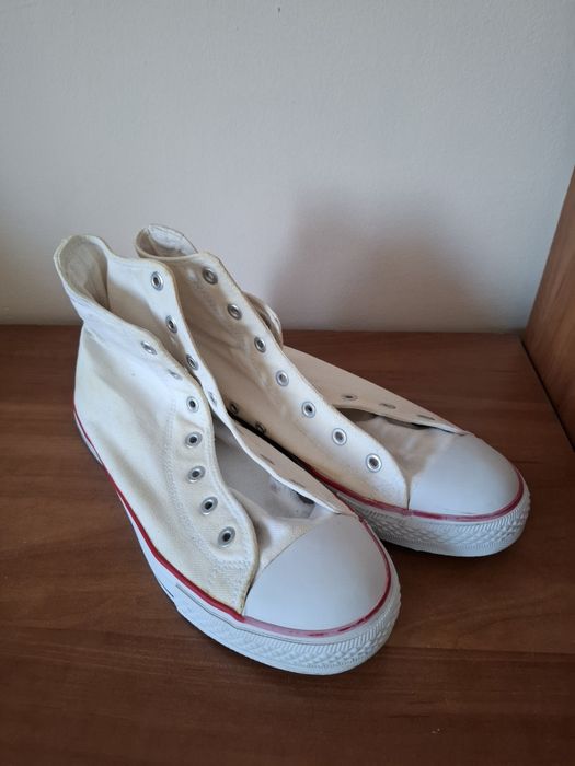Buty trampki damskie białe 39 wysokie