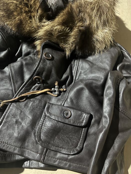 Кожанка с мехом