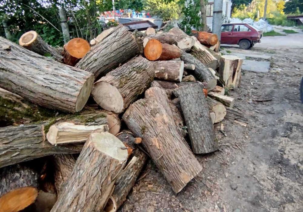 Сухі дрова • З доставкою • Береза рубана Дліна 31-35см, середній покол