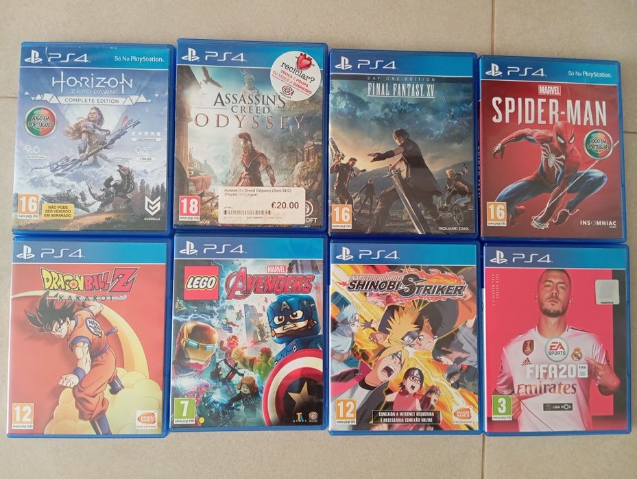 PS4 pack 8 jogos