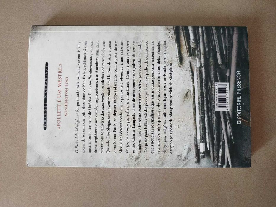 Livro literatura O Escandalo Modigliani de Ken Follett
