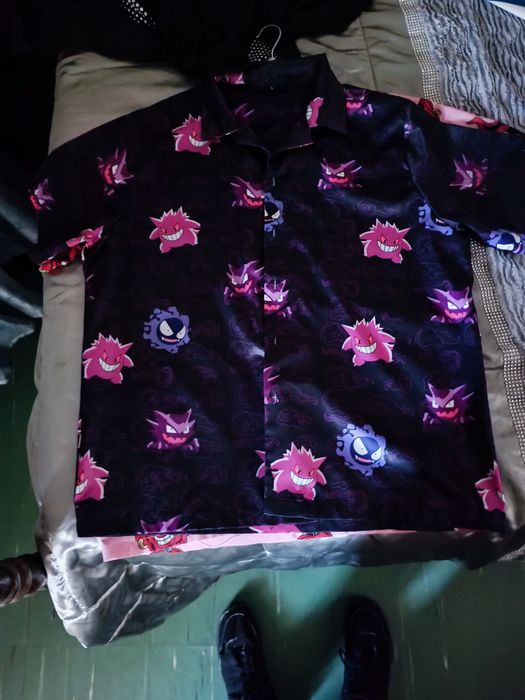 Camisas retro, cetim