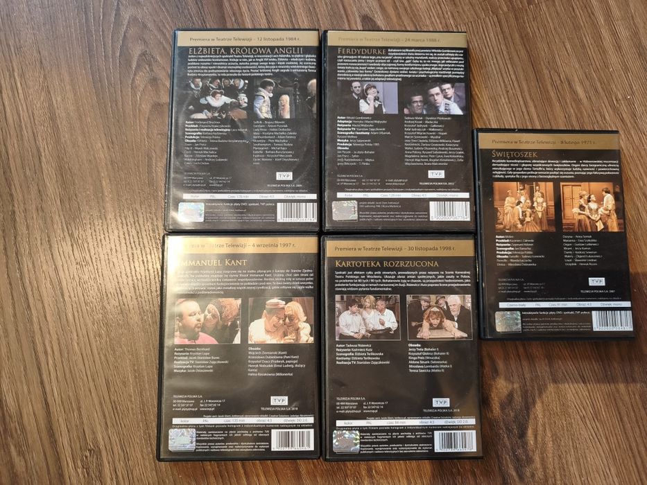 Kolekcja 5 DVD "Złota Setka Teatru Telewizji"