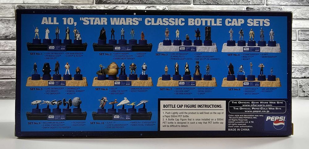 Star Wars Classic Bottle Cap Gwiezdne Wojny edycja specjalna Pepsi