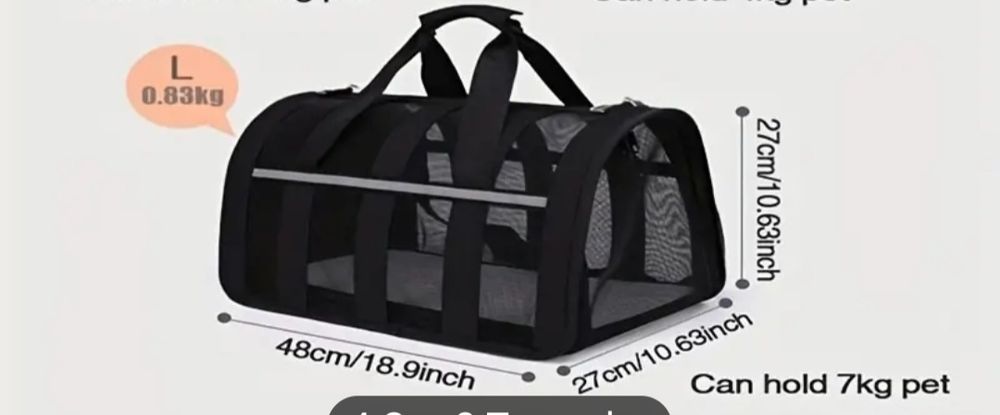 Vendo transportadora para animal de estimação "Nova"