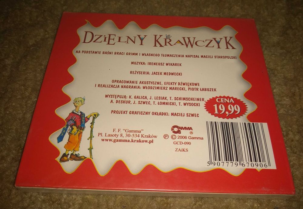 - Dzielny Krawczyk / AUDIOBOOK / CD / Folia /