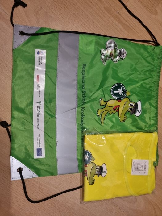 Kamizelka odblaskowa rozmiar XS + worek/plecak