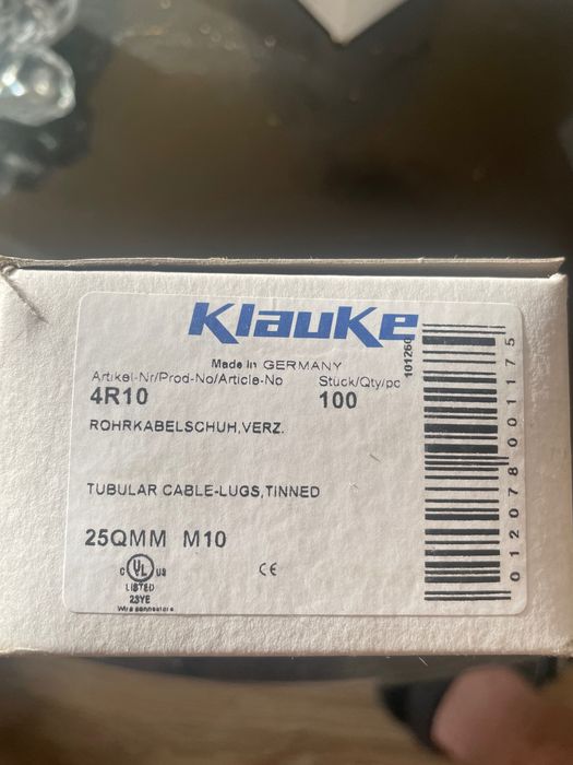 Końcówki Kablowe klauke