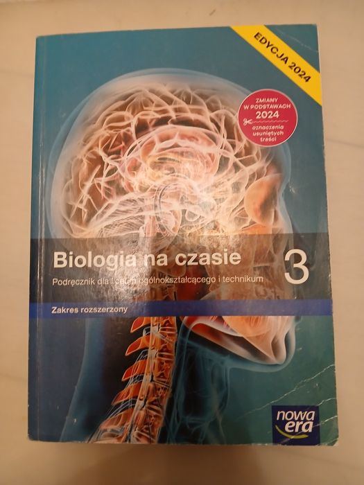Książka Biologia na czasie 3 poziom rozszerzony