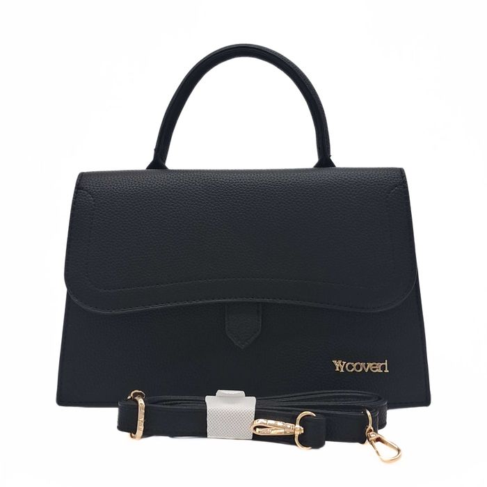Czarna torebka damska kuferek YYcoveri
