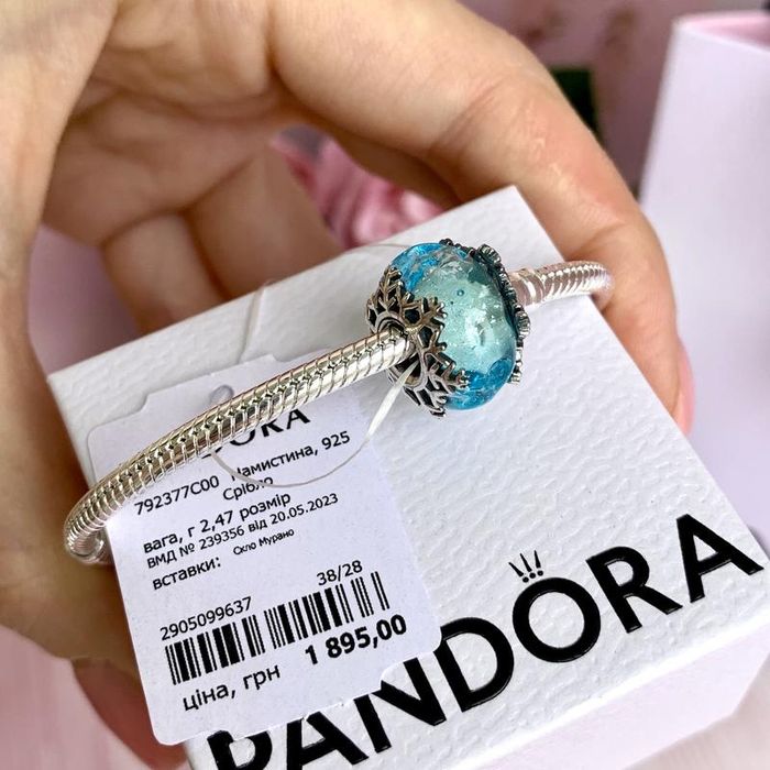 Шарм Pandora, Намистина нова оригінал Пандора Підвіска срібло бусина