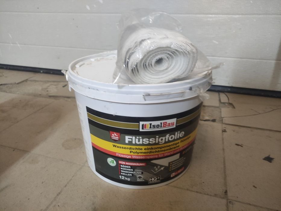 Hydroizolacja Zestaw Folia w płynie 10kg + 12,5 m taśmy