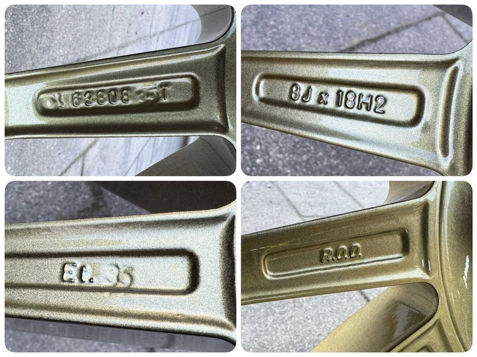 FELGI Złote 18 BMW E30 E34 E36 E46 E90 E91 E92 E93 5x120 8J ET35 #135