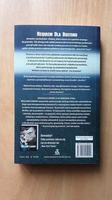 William Landay Requiem dla bostonu