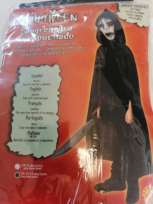 Fato de Carnaval Zombie 11-13