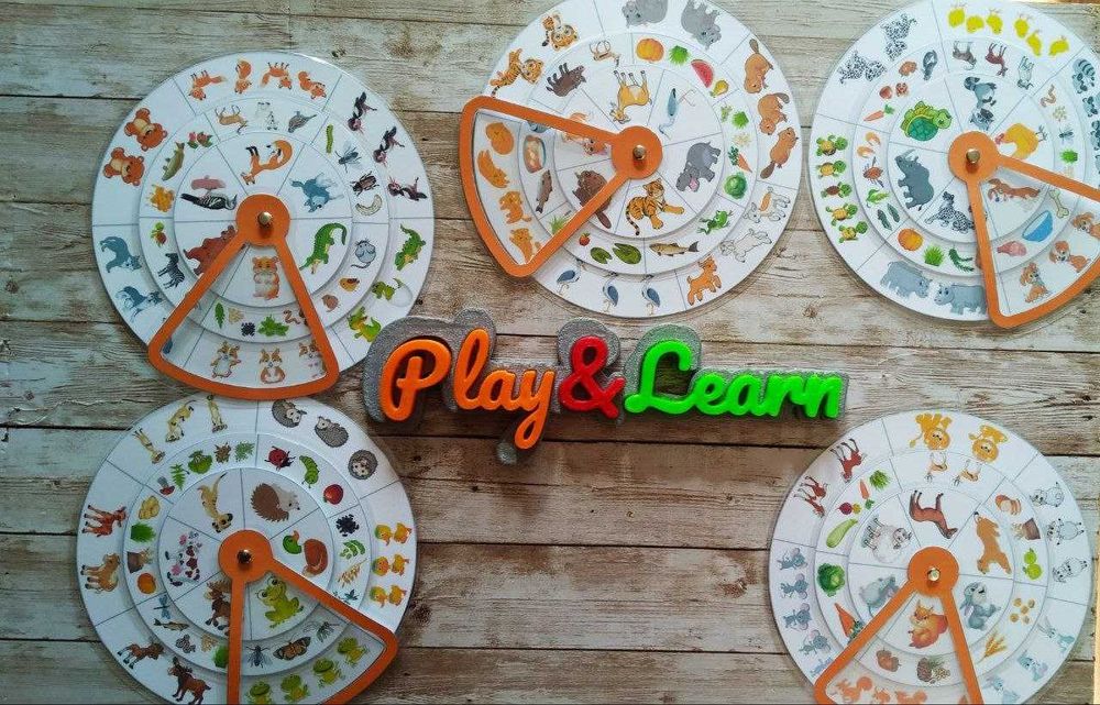 Гра Хто що їсть? Де чия мама? Чим малюк? Монтессорі