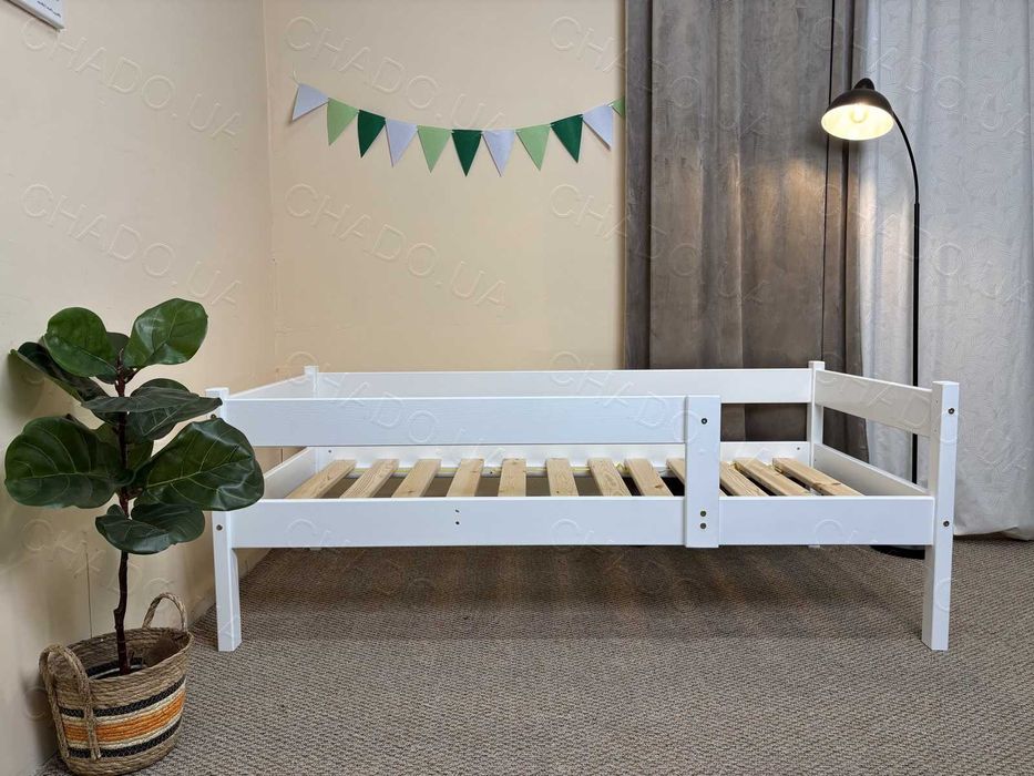 Дитяче ліжко 90x200 фарбоване дерево,кроватка дитяча,детская кроватка