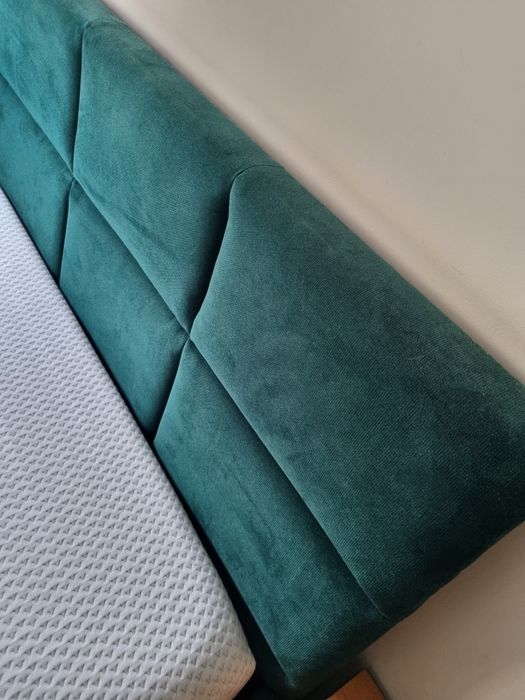 Łóżko 160x200 z pojemnikiem i stelażem metalowym