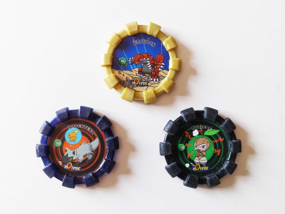 3 tazos POKEMON BOINX | Cheetos / Chipicao lote ou venda avulso