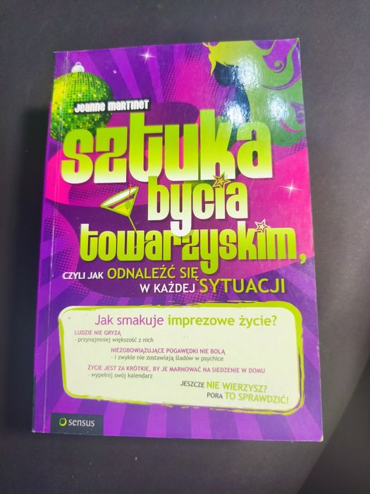Książka sztuka bycia towarzyskim Jeanne Martinet