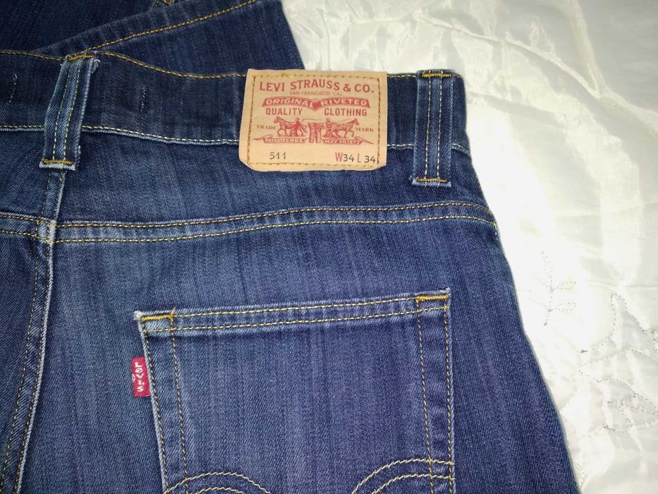 Джинси LEVIS 511 made in Turkey  W34 L34