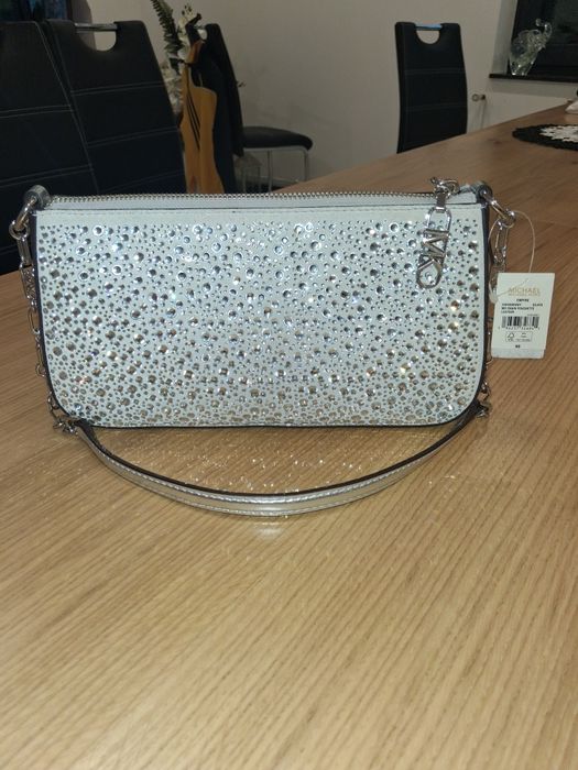 nowa torebka Michael Kors z kryształkami – wieczorowa, z metką, oryginalna