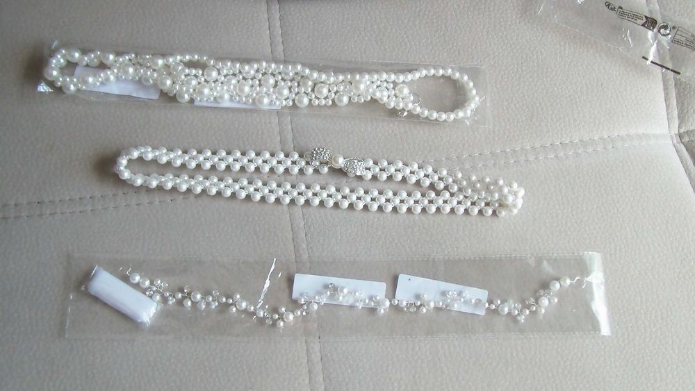 Cintos de pérolas para vestido de noiva ou de cerimónia (NOVOS)